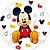 Painel Redondo Tecido Sublimado 3D Mickey WRD-3338 - Imagem 1