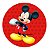 Painel Redondo Tecido Sublimado 3D Mickey WRD-380 - Imagem 1