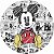 Painel Redondo Tecido Sublimado 3D Mickey WRD-393 - Imagem 1