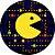 Painel Redondo Tecido Sublimado 3D Pac Man WRD-2147 - Imagem 1