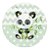 Painel Redondo Tecido Sublimado 3D Panda WRD-513 - Imagem 1
