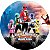 Painel Redondo Tecido Sublimado 3D Power Rangers WRD-484 - Imagem 1