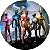 Painel Redondo Tecido Sublimado 3D Power Rangers WRD-485 - Imagem 1