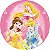 Painel Redondo Tecido Sublimado 3D Princesas WRD-3649 - Imagem 1