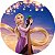 Painel Redondo Tecido Sublimado 3D Rapunzel Enrolados WRD-812 - Imagem 1