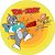 Painel Redondo Tecido Sublimado 3D Tom e Jerry WRD-3699 - Imagem 1