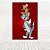 Painel Retangular Tecido Sublimado 3D Tom e Jerry 1,50 X 2,20 WRT-3709 - Imagem 1