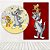 Kit Painéis Casadinho Tecido Sublimado 3D Tom e Jerry WPC-260 - Imagem 1