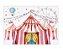Fundo Fotográfico Tecido Sublimado Newborn 3D Circo 2,20x1,50 WFF-385 - Imagem 1