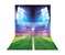 Fundo Fotográfico Tecido Sublimado Newborn 3D Futebol 1,50x2,20 WFF-052 - Imagem 1