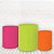 Trio de Capas Cilindros Tecido Sublimado Colorido Neon WCC-202 - Imagem 1