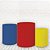 Trio de Capas Cilindros Tecido Sublimado Colorido WCC-200 - Imagem 1