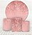 Painel Redondo e Capas Tecido Sublimado Glitter Rosa WKPC-181 - Imagem 1