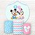 Painel Redondo e Capas Tecido Sublimado Chá Revelação Baby Disney WKPC-398 - Imagem 1