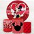 Painel Redondo e Capas Tecido Sublimado Minnie Vermelha WKPC-061 - Imagem 1