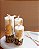 Kit Vela Torre - Base Pedras Naturais - Imagem 1