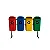 Conjunto Lixeira Papeleira 50L com Suporte - Imagem 3