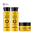 Kit Anti Volume Shampoo Condicionador Máscara Banana E Mel 300ml - Imagem 1