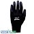LUVA TATILEM NYLON COM BANHO PU PRETA CA 35435 - VOLK DO BRASIL - Imagem 2
