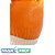 LUVA TRICOTADA REVEST DE BORRACHA ORANGE - VOLK DO BRASIL - Imagem 3