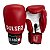 Luva de Boxe / Muay Thai 10oz Couro Legitimo - Vermelho com Branco Profissional - Pulser - Imagem 4