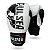Luva de Boxe / Muay Thai 14oz PU - Branco com Preto Caveira - Pulser - Imagem 4