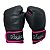 KIT LUVA 10OZ + BANDAGEM + BUCAL BLACK LINE - PRETO COM ROSA - NAJA - Imagem 3