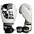KIT LUVA 12OZ + BANDAGEM + BUCAL - BRANCO PRETO CAVEIRA - PULSER - Imagem 1