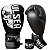 KIT LUVA 12OZ + BANDAGEM + BUCAL - BRANCO PRETO CAVEIRA - PULSER - Imagem 1