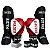 KIT LUVA 14OZ + CANELEIRA G/20MM + BANDAGEM + BUCAL - VERMELHO FULL - PULSER - Imagem 1