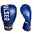 LUVA 12OZ PU - AZUL COM BRANCO MINIMAL ADOMA - PULSER - Imagem 1