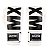 LUVA 12OZ - BRANCO COM PRETO MXM - MAXIMUM - Imagem 2