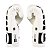 LUVA 12OZ - BRANCO COM PRETO MXM - MAXIMUM - Imagem 3