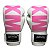 LUVA 12OZ - BRANCO COM ROSA MXM - MAXIMUM - Imagem 3