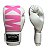 LUVA 12OZ - BRANCO COM ROSA MXM - MAXIMUM - Imagem 1