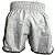 SHORT FIGHT MUAY THAI LONG - BASIC SILVER - GO FIGHT - Imagem 3