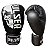 LUVA 12OZ PU - BRANCO COM PRETO CAVEIRA ADOMA - PULSER - Imagem 1