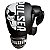 LUVA 12OZ PU - BRANCO COM PRETO CAVEIRA ADOMA - PULSER - Imagem 3