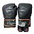 KIT LUVA 16OZ + BANDAGEM + BUCAL BLACK LINE - PRETO COM BRONZE - NAJA - Imagem 1