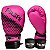 KIT LUVA 10OZ + BANDAGEM + BUCAL - ROSA PRETO HEXA - PULSER - Imagem 1