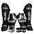 KIT LUVA 12OZ + CANELEIRA M/20MM + BANDAGEM + BUCAL - BRANCO PRETO IRON - PULSER - Imagem 1