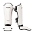 KIT LUVA + CANELEIRA - BRANCO - MAXIMUM - Imagem 4