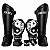 SUPER KIT LUVA 10OZ + CANELEIRA G/30MM + BANDAGEM + BUCAL - PRETO YNG YANG - PULSER - Imagem 1