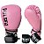 KIT LUVA 12OZ + BANDAGEM + BUCAL - ROSA PRETO MINIMAL - PULSER - Imagem 1