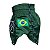 SHORT FIGHT MUAY THAI - FLAG VERDE MILITAR NEON - GO FIGHT - Imagem 2