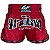 SHORT FIGHT MUAY THAI - FLAG VERMELHO NEON - GO FIGHT - Imagem 1