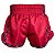 SHORT FIGHT MUAY THAI - FLAG VERMELHO NEON - GO FIGHT - Imagem 3