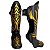 SUPER KIT LUVA 12OZ + CANELEIRA M/30MM + BANDAGEM + BUCAL - PRETO DOURADO GOLD - PULSER - Imagem 5