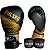 KIT LUVA 10OZ + BANDAGEM + BUCAL - PRETO DOURADO HEXA - PULSER - Imagem 1