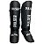 KIT LUVA 08OZ + CANELEIRA M/20MM + BANDAGEM + BUCAL - PRETO COM BRANCO  - PULSER - Imagem 4